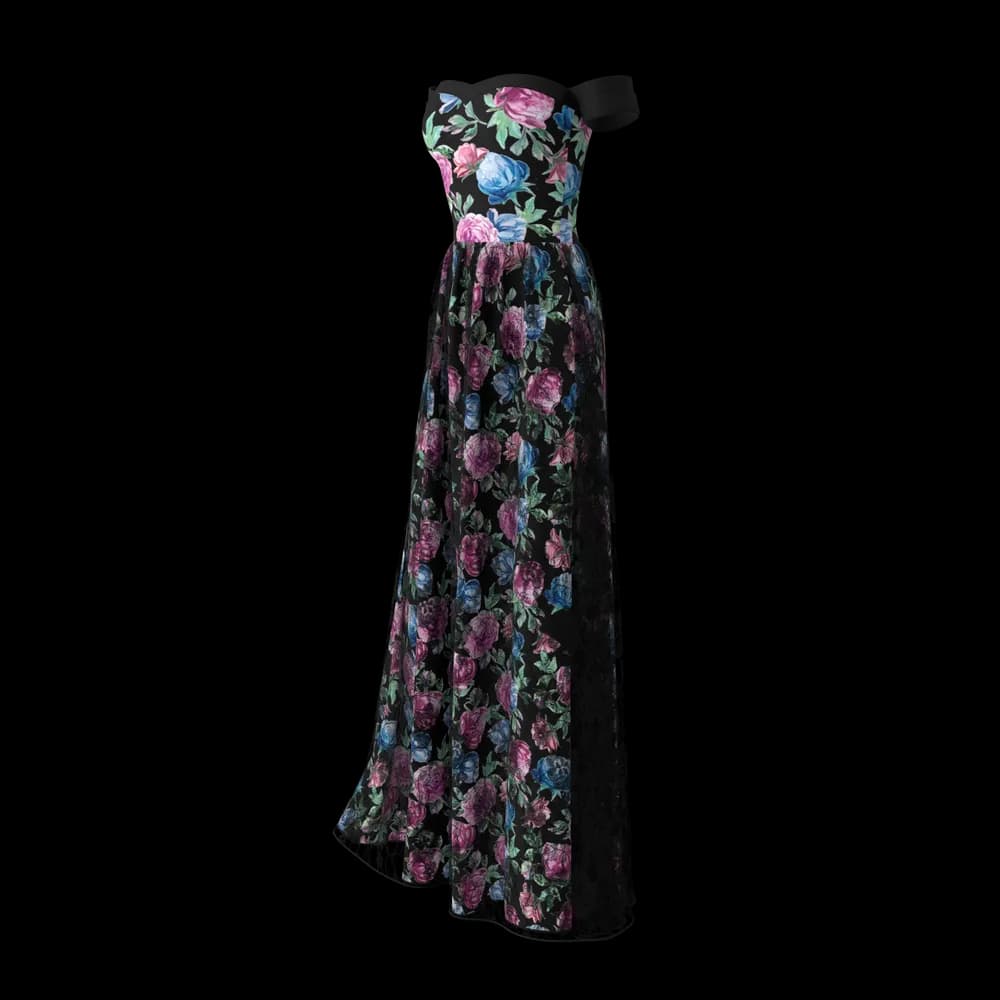 Black Women's Gown thumbnail 2